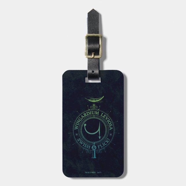 Harry Potter Spell | Wingardium Leviosa Graphic Luggage Tag (Front Vertical)