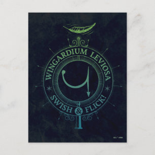 Harry Potter Spell Wingardium Leviosa Graphic Postcard