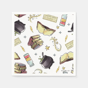 HARRY POTTER™ Spells & Books Pattern Napkin