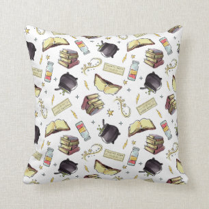 HARRY POTTER™ Spells & Books Pattern Throw Pillow