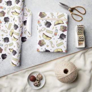 HARRY POTTER™ Spells & Books Pattern Wrapping Paper