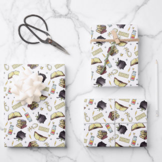 HARRY POTTER™ Spells & Books Pattern Wrapping Paper Sheet