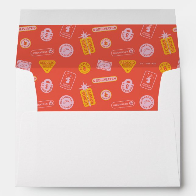 HARRY POTTER™ | Spells Pattern Envelope (Back (Bottom))