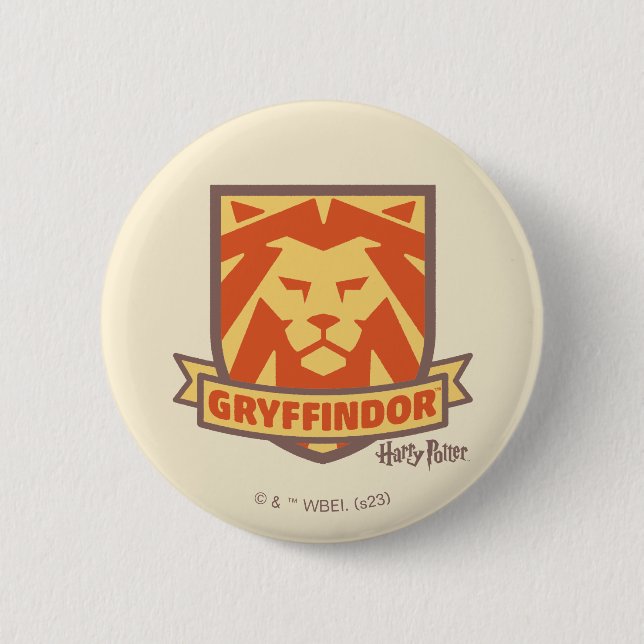 HARRY POTTER™ | Summer Magic GRYFFINDOR™ Crest 2 Inch Round Button (Front)