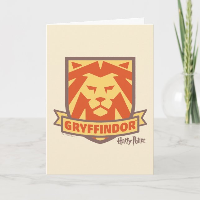 HARRY POTTER™ | Summer Magic GRYFFINDOR™ Crest Card (Front)