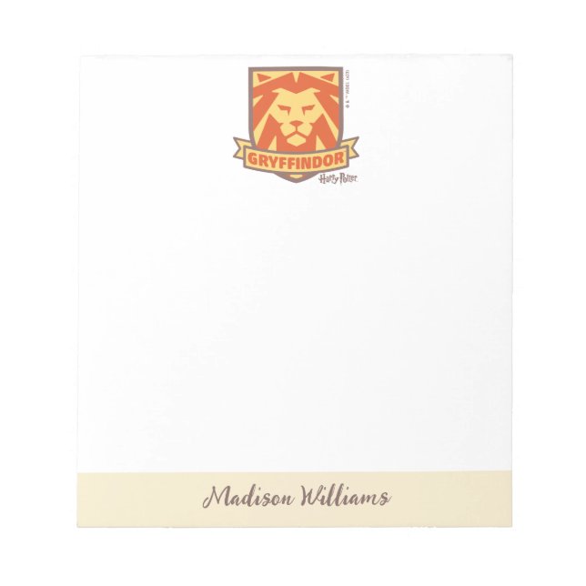 HARRY POTTER™ | Summer Magic GRYFFINDOR™ Crest Notepad (Front)