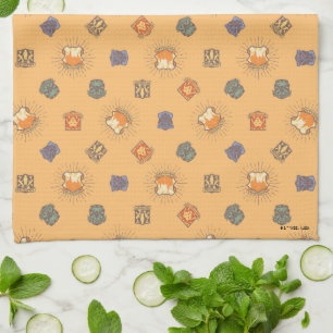 HARRY POTTER™   Summer Magic HOGWARTS™ Pattern Kitchen Towel