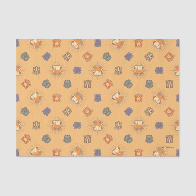 HARRY POTTER™ | Summer Magic HOGWARTS™ Pattern Tissue Paper (Front)