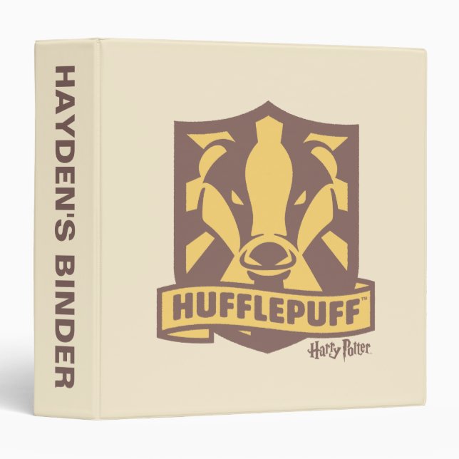 HARRY POTTER™ | Summer Magic HUFFLEPUFF™ Crest Binder (Front/Spine)