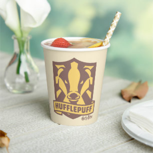 HARRY POTTER™ Summer Magic HUFFLEPUFF™ Crest Paper Cups