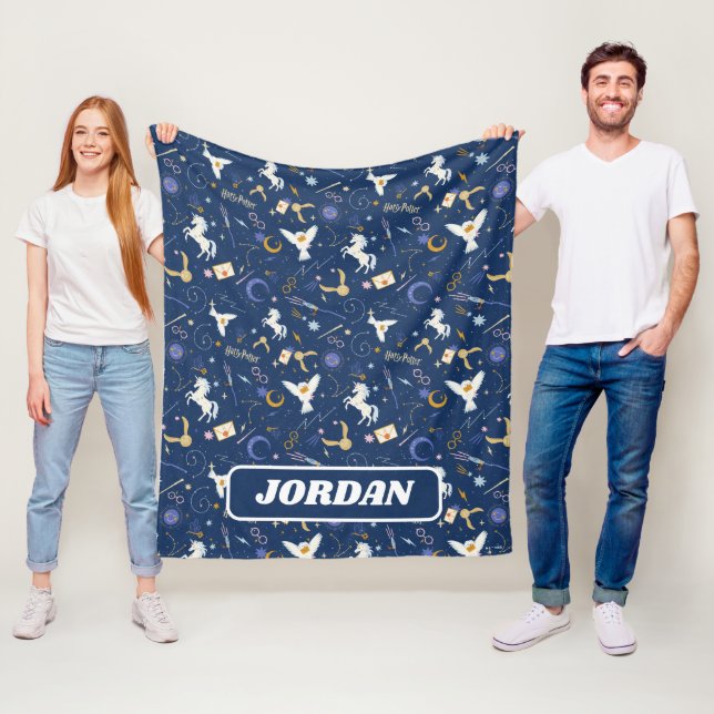 HARRY POTTER™ Summer Solstice Icon Pattern Fleece Blanket (In Situ)