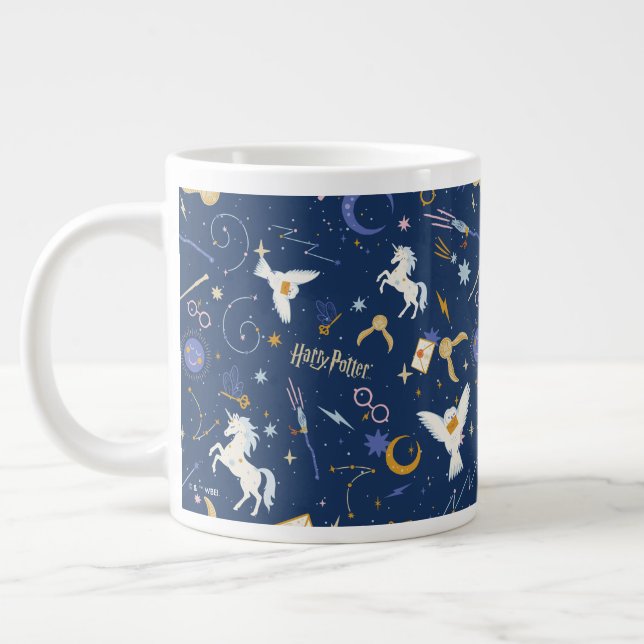 HARRY POTTER™ Summer Solstice Icon Pattern Large Coffee Mug (Left)