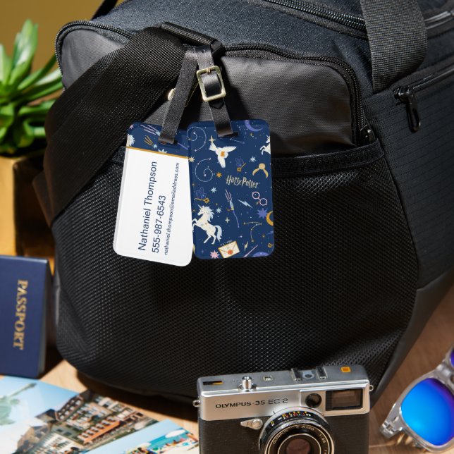 HARRY POTTER™ Summer Solstice Icon Pattern Luggage Tag (Front & Back)