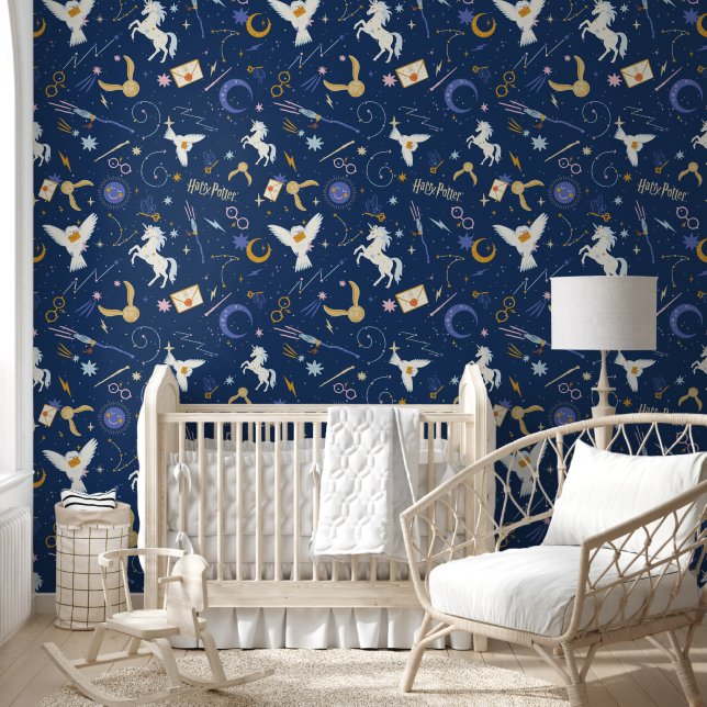 HARRY POTTER™ Summer Solstice Icon Pattern Wallpaper (Kids)