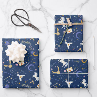 HARRY POTTER™ Summer Solstice Icon Pattern Wrapping Paper Sheet