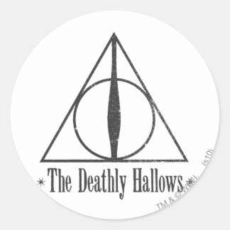 Harry Potter | The Deathly Hallows Emblem Classic Round Sticker