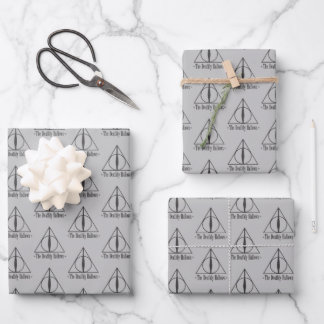 Harry Potter | The Deathly Hallows Emblem Wrapping Paper Sheet