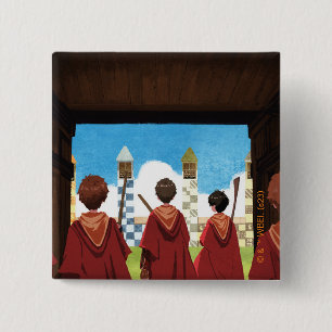 HARRY POTTER™ & the GRYFFINDOR™ QUIDDITCH™ Team 2 Inch Square Button