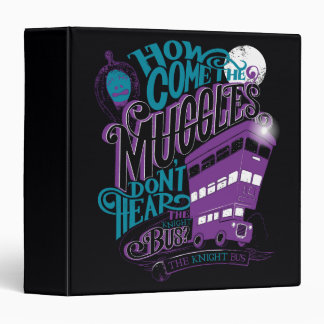 Harry Potter | The Knight Bus Typography Graphic Binder