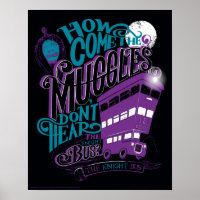Harry Potter | The Knight Bus Typography Graphic