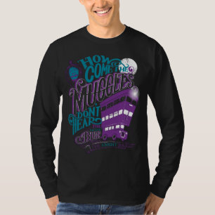 Harry Potter   The Knight Bus Typography Graphic T-Shirt
