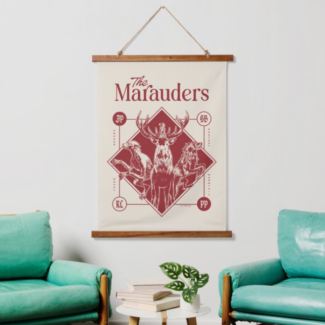 HARRY POTTER™ The Marauders Animagus Graphic Hanging Tapestry (Living Room)