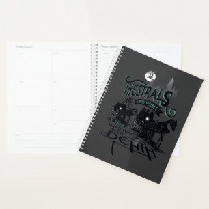 Harry Potter   Thestrals Typography Graphic Planner