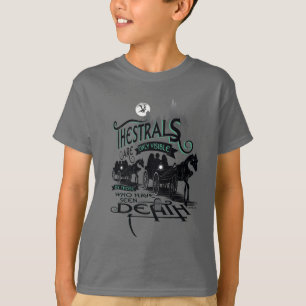 Harry Potter   Thestrals Typography Graphic T-Shirt