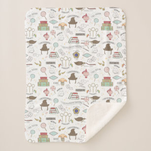 HARRY POTTER™ Tiny Magic Pattern Sherpa Blanket