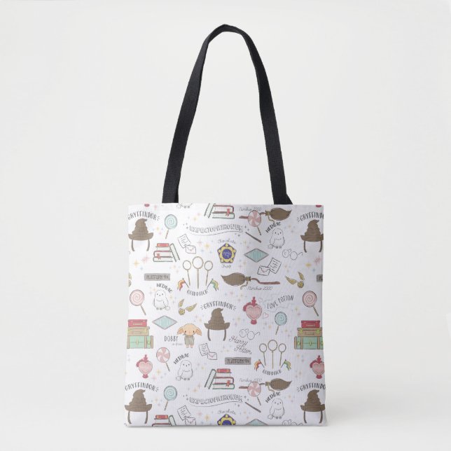 HARRY POTTER™ Tiny Magic Pattern Tote Bag (Front)