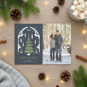 HARRY POTTER™ Tree - Happy Holidays - Photo Holiday Card