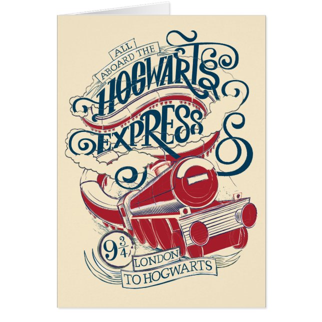 Harry Potter | Typographie Express Hogwarts (Devant)