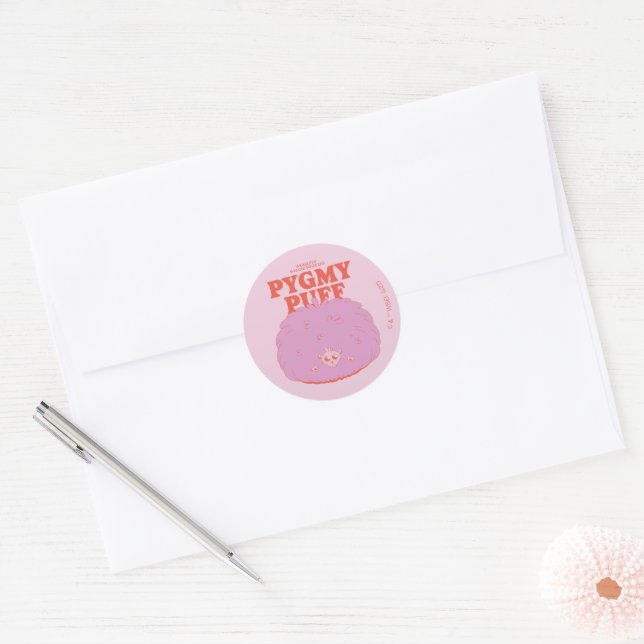 HARRY POTTER™ | Weasley's Wizard Pygmy Puff Classic Round Sticker (Envelope)