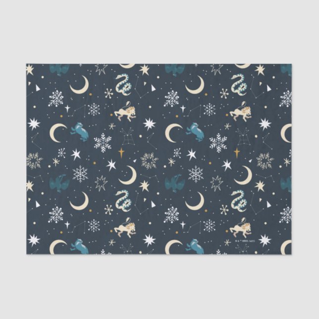 Harry Potter | Winter Constellation Pattern Tissue Paper (Front)