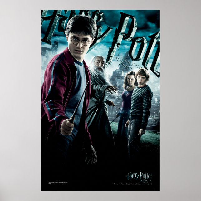 Harry Potter With Dumbledore Ron and Hermione 1 Poster (Front)