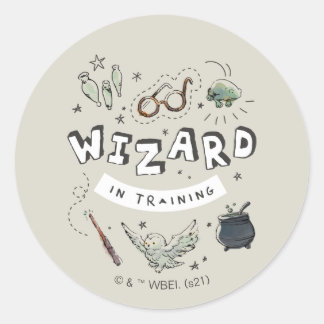 HARRY POTTER™ | Wizard in Training Classic Round Sticker