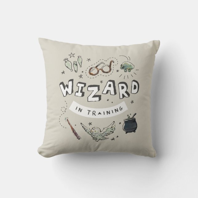 HARRY POTTER™ | Wizard in Training Throw Pillow (Front)