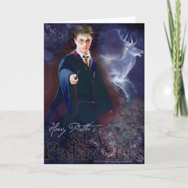 Harry Potter's Stag Patronus Card (Front)