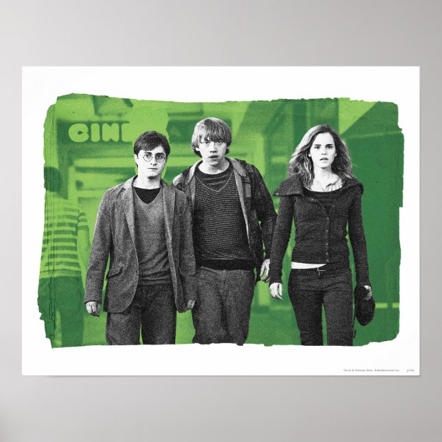 Harry, Ron, and Hermione 1 Poster (Front)