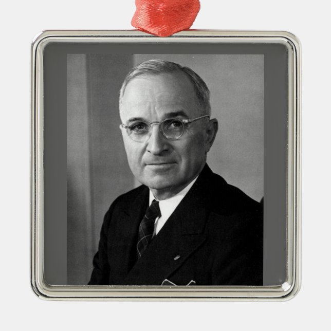 Harry S. Truman 33rd President Metal Ornament (Front)