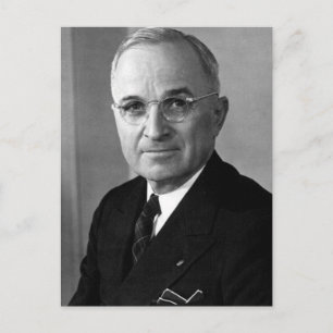 Harry S. Truman 33rd President Postcard