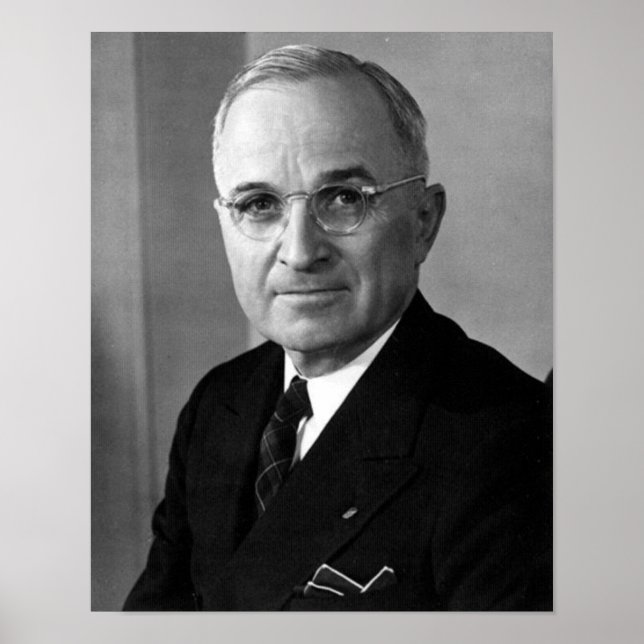 Harry S. Truman 33rd President Poster (Front)