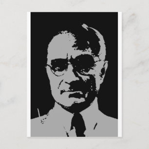 Harry S. Truman silhouette Postcard