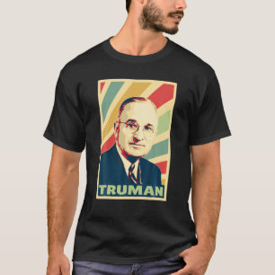 Harry S Truman Vintage Colours T Shirt
