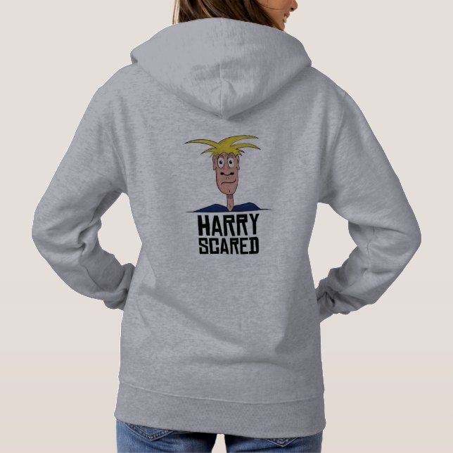 Harry Scared Sweat - shirt à capuche Grey pour fem (Dos)