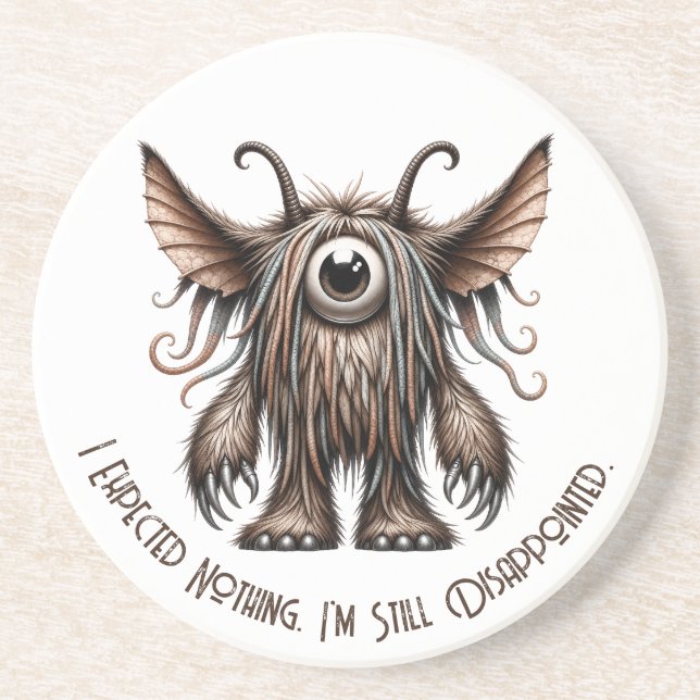 Harry – The Big-Eyed Beastie Coaster (Front)