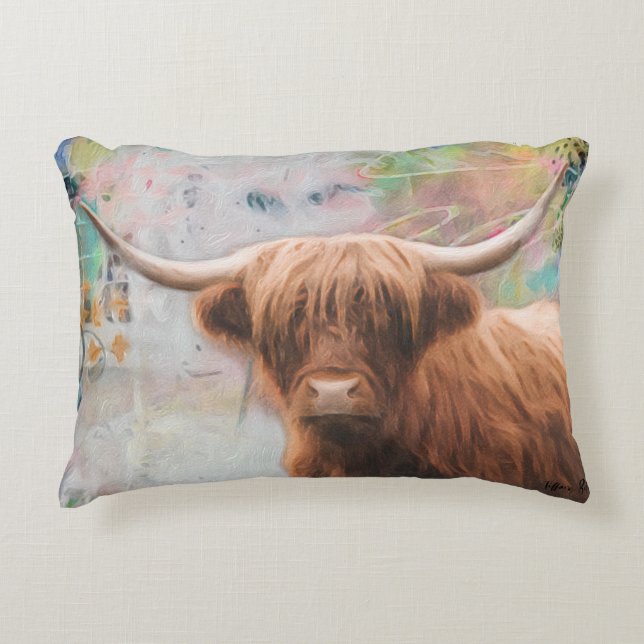 Harry the Highland Cuddling Cow Coussin (Devant)