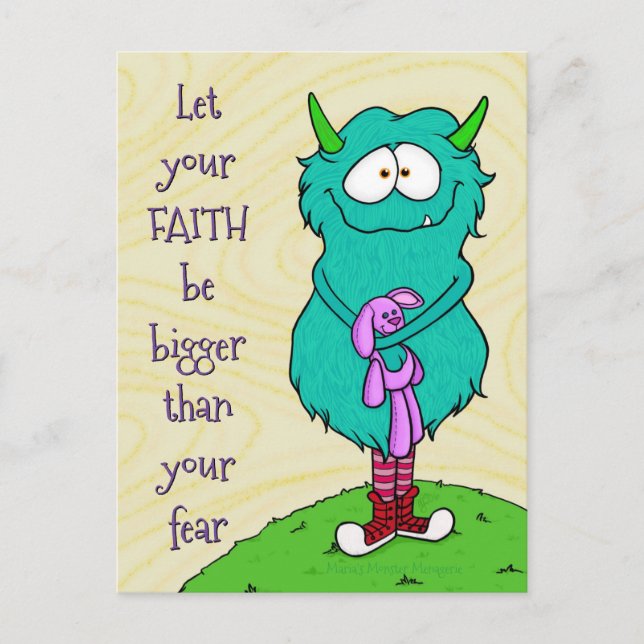 Harry the Monster, postcard (Front)