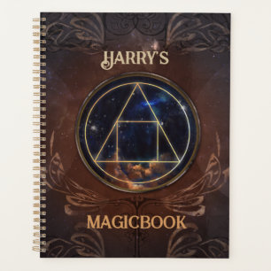 Harry's magicbook fantasy medieval vintage planner