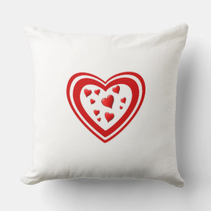 Hart full of love throw pillow
